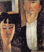 Amedeo Modigliani Bride and Groom Sweden oil painting reproduction
